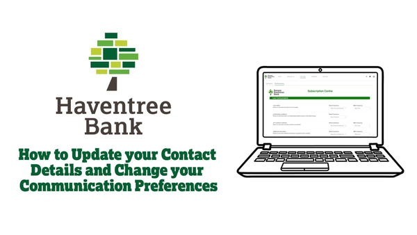How to Update your Contact Details and Change your Communication Preferences