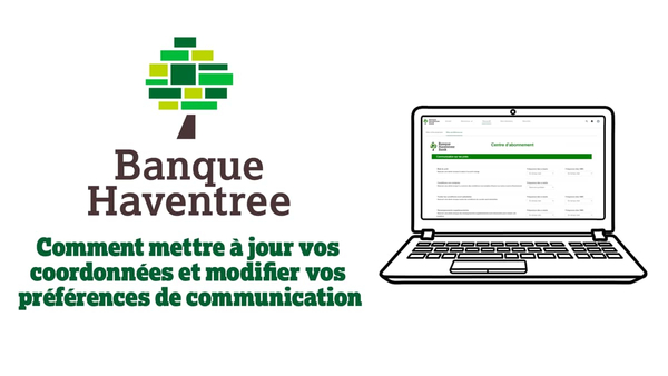 Comment mettre à jour vos coordonnées et vos préférences de communication